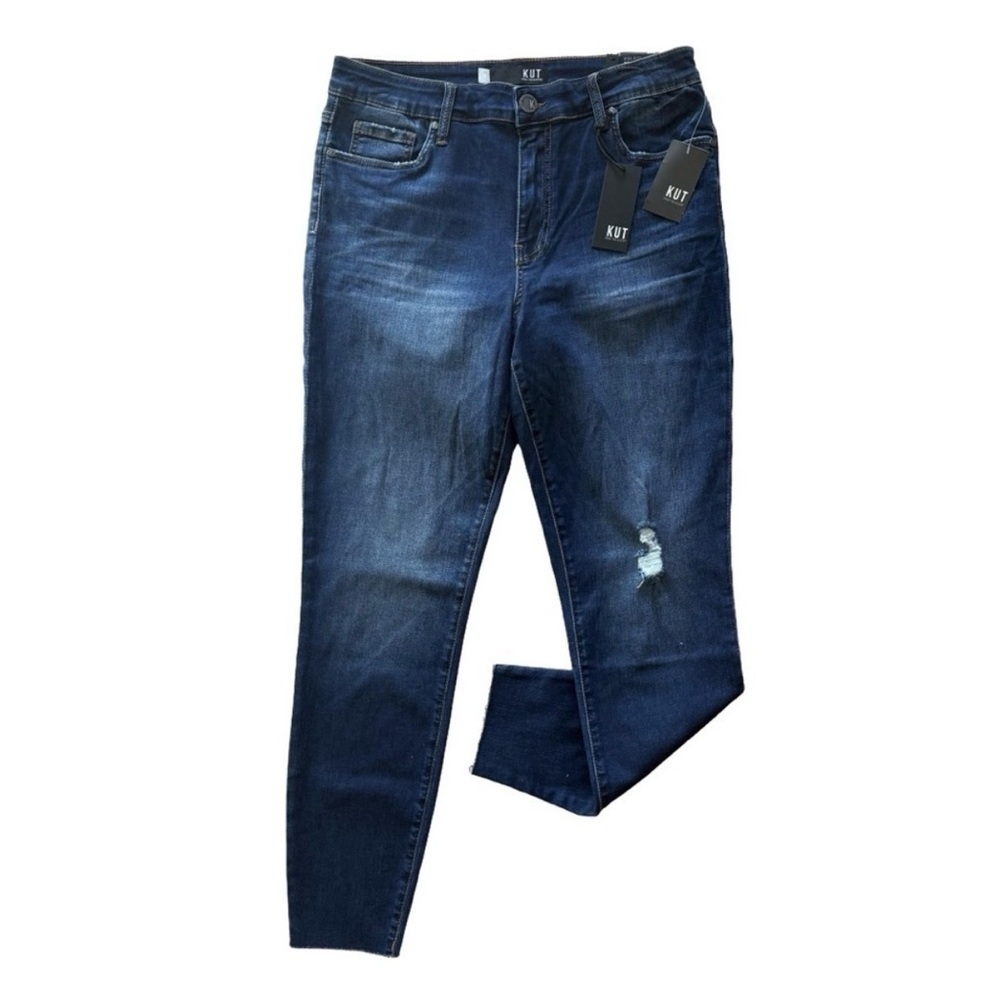 NWT ✨ KUT FROM THE KLOTH Donna High-Rise Ankle Skinny Jeans • Size 10 👖